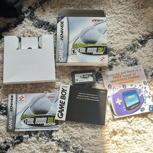 Final Round Golf 2002 Gameboy advance game with original packaging